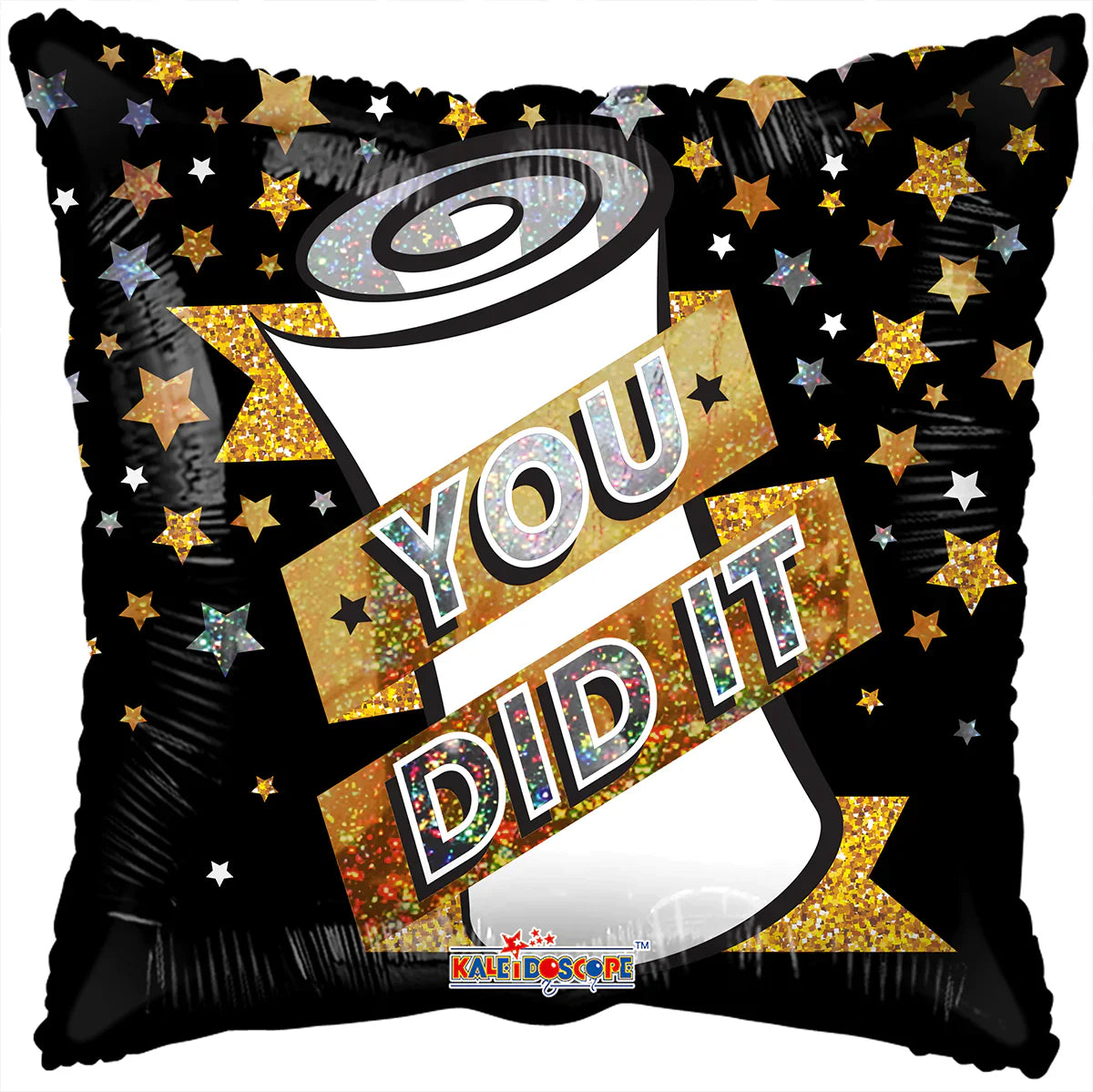 ConverUSA 18" You Did It Diploma Holographic Balloon-Falt